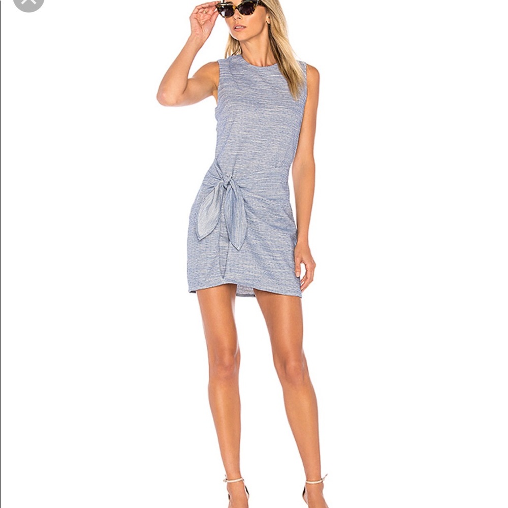 Line and dot. Rey ties dress from revolve.